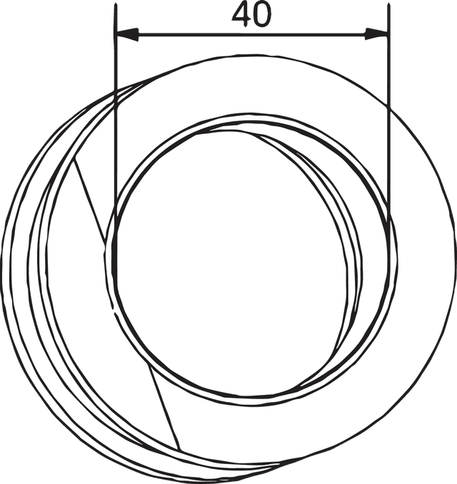 PARTS UNLIMITED 07-100-11 Carburetor Mounting Flange - Moto-Ski/Ski-Doo — image 2 of 2