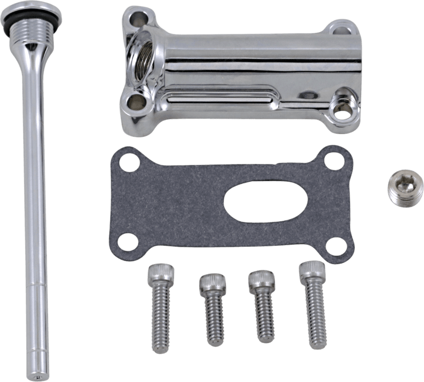DRAG SPECIALTIES 0710-0253 Engine Oil Spout Kit - Chrome - 93'-98' Touring