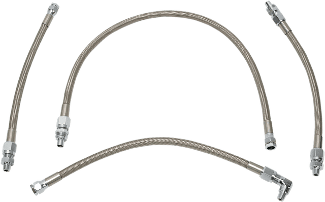 DRAG SPECIALTIES 0711-0036 Oil Line Kit - Stainless Steel - Softail