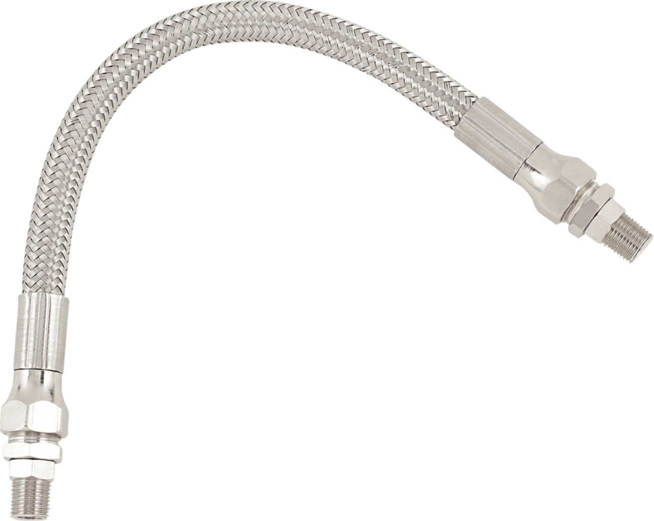 DRAG SPECIALTIES 0711-0044 Universal Oil Line - Stainless Steel - 9"