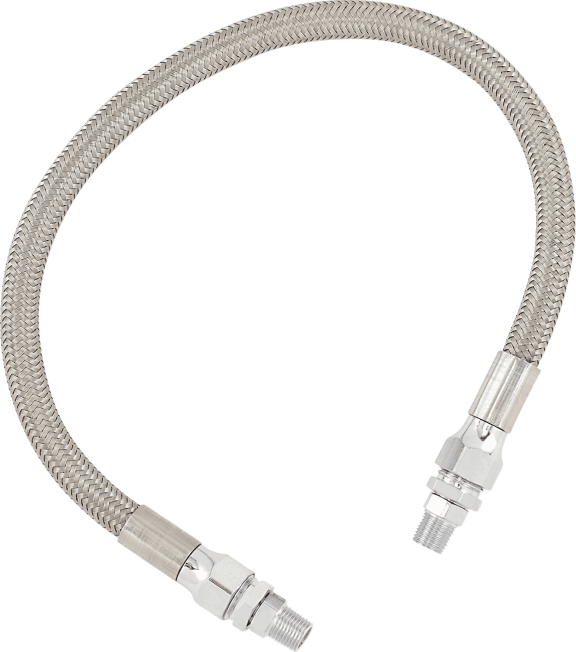 DRAG SPECIALTIES 0711-0051 Universal Oil Line - Stainless Steel - 16"