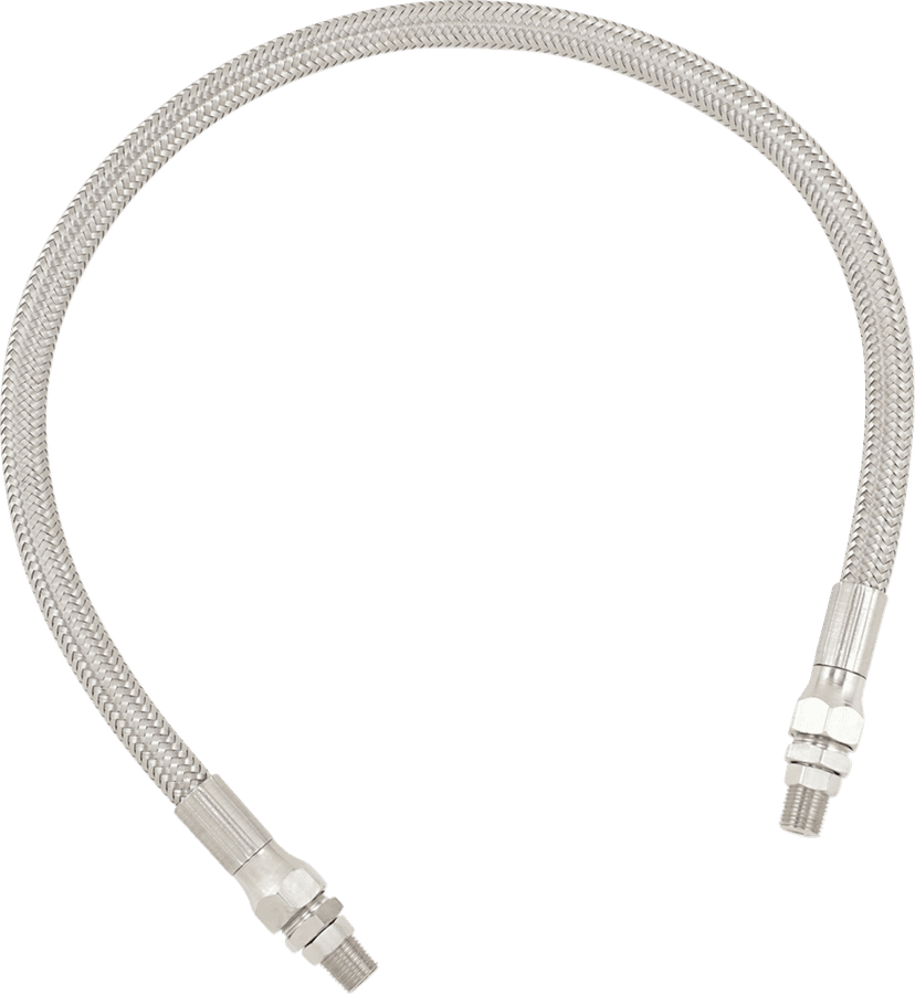 DRAG SPECIALTIES 0711-0054 Universal Oil Line - Stainless Steel - 20"