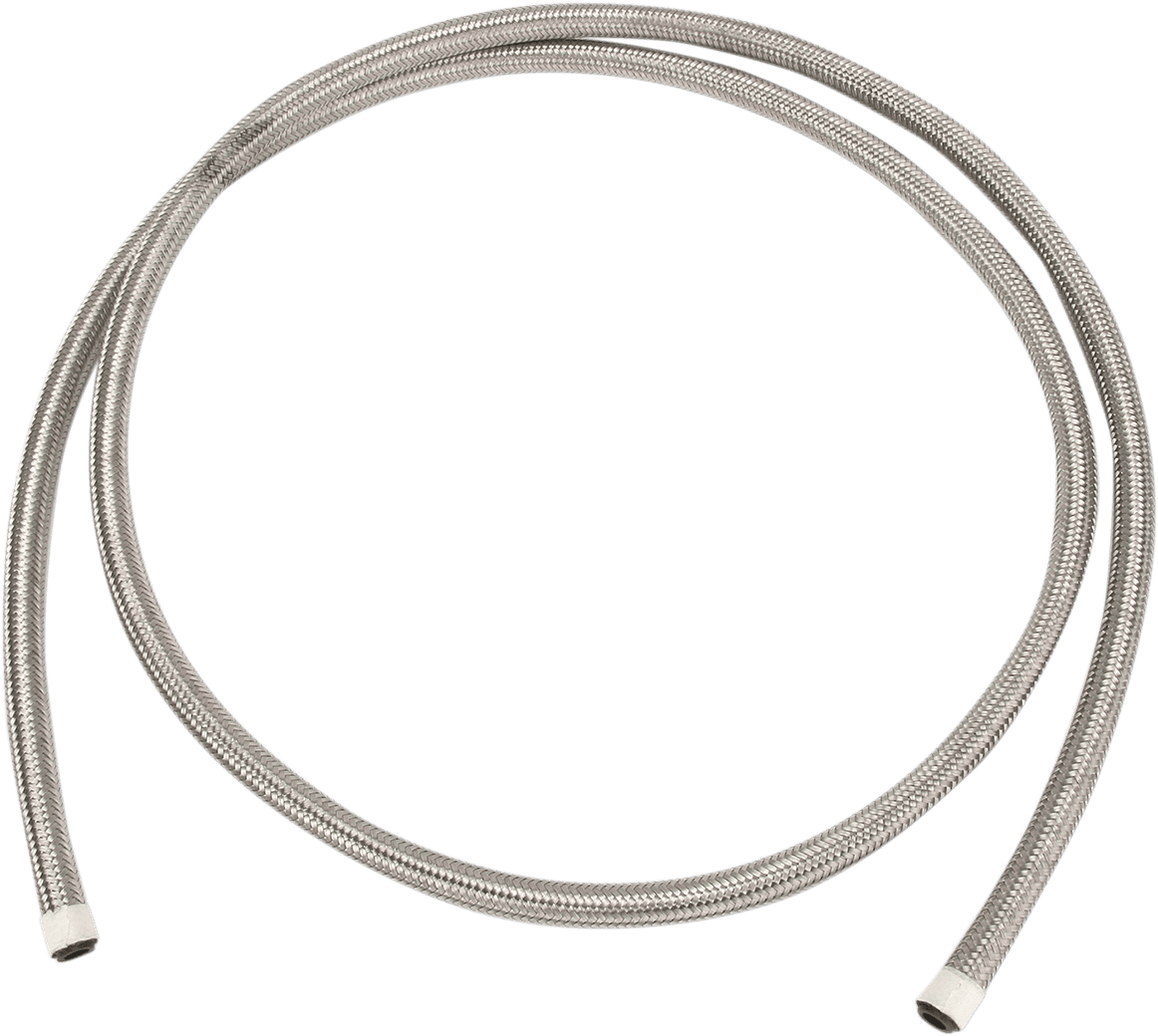 GOODRIDGE 0711-0097 Braided Fuel/Oil Hose - Stainless Steel - 3/8" - 10'