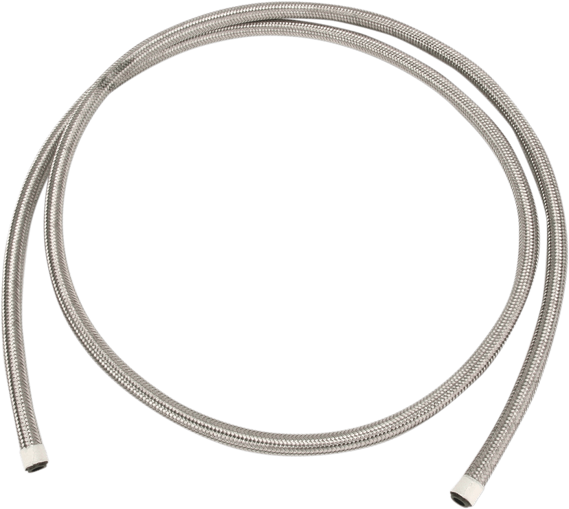 GOODRIDGE 0711-0097 Braided Fuel/Oil Hose - Stainless Steel - 3/8" - 10' — image 1 of 2
