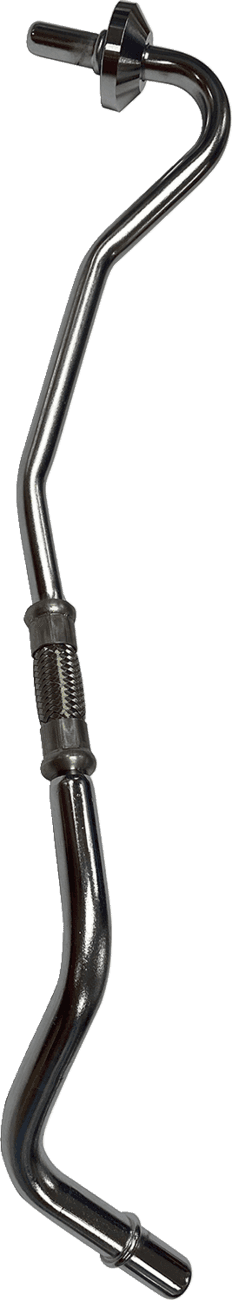 DRAG SPECIALTIES 0711-0242 Oil Line - Return - Chrome - Softail
