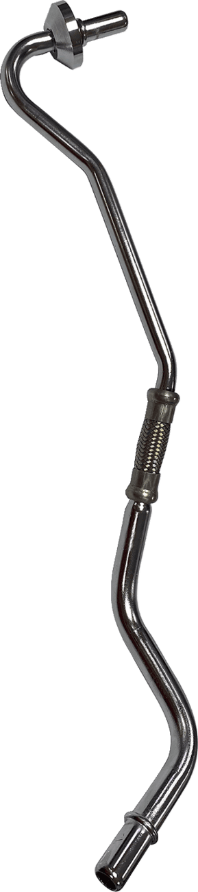 DRAG SPECIALTIES 0711-0243 Oil Line - Return - Chrome - Softail