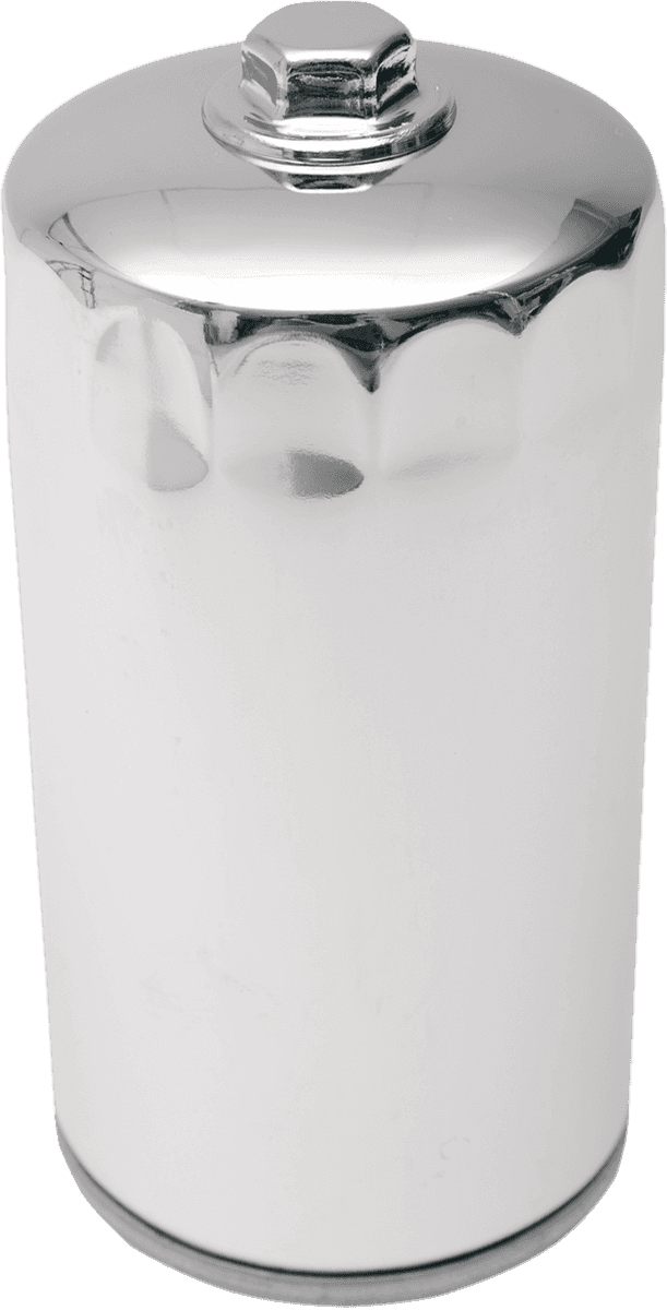 DRAG SPECIALTIES 0712-0012 Oil Filter with Nut - Chrome - Dyna