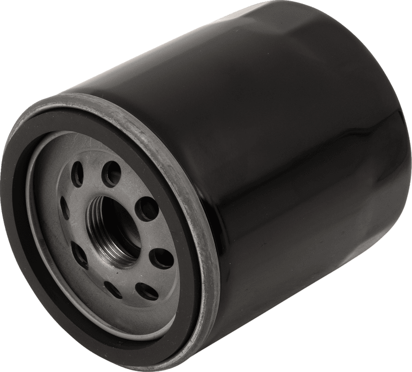 DRAG SPECIALTIES 0712-0022 Oil Filter with Nut - Black - V-Rod — image 2 of 2