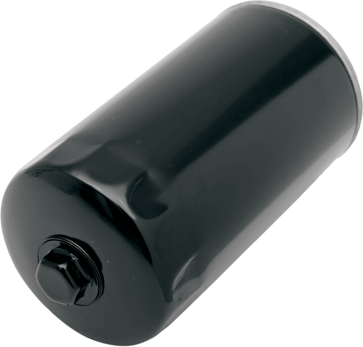 DRAG SPECIALTIES 0712-0023 Oil Filter with Nut - Black - Dyna
