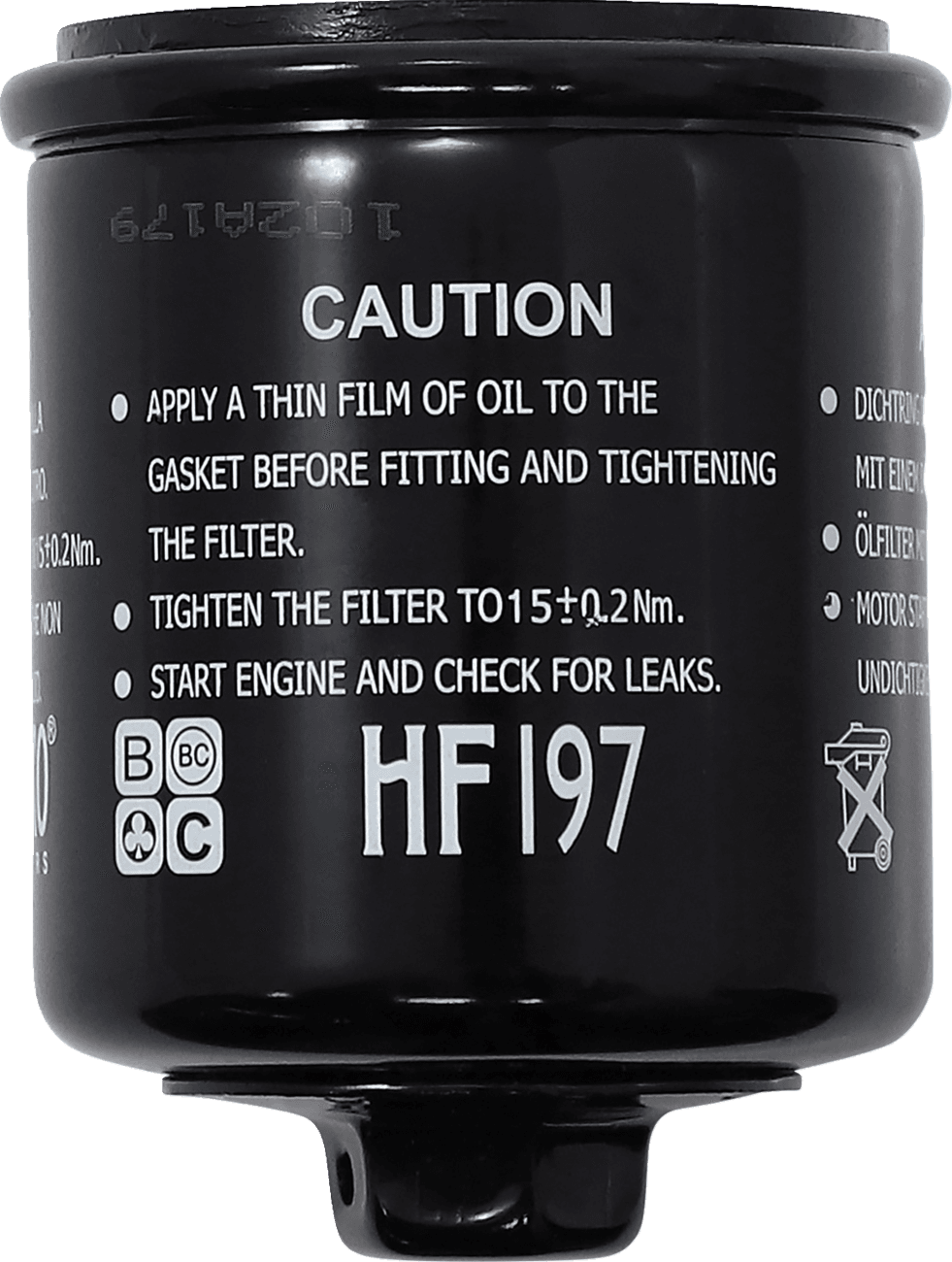 HIFLOFILTRO 0712-0117 Oil Filter - Hyosung/Polaris