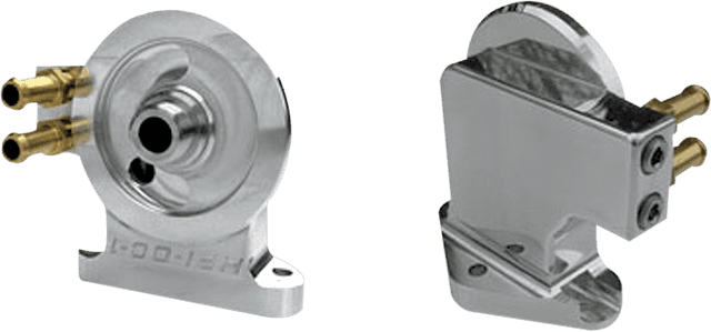 HORSEPOWER, INC 0712-0269 Oil Filter Mount - Polished