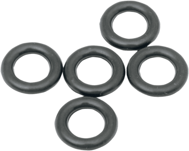 PARTS UNLIMITED 0712-0365 Oil Filter O-Rings - 5-Pack
