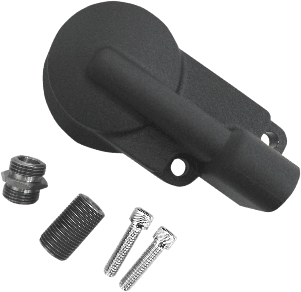 DRAG SPECIALTIES 0712-0390 Oil Filter Mount - Black