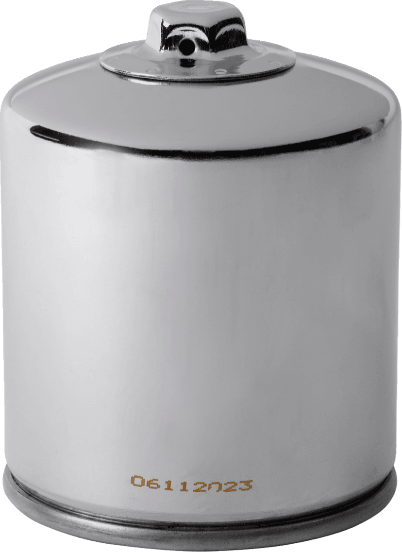 HIFLOFILTRO 0712-0435 Performance Oil Filter - Chrome — image 1 of 2