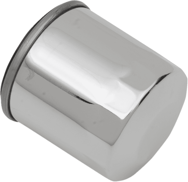 DRAG SPECIALTIES 0712-0480 Oil Filter - Chrome - Indian — image 2 of 2