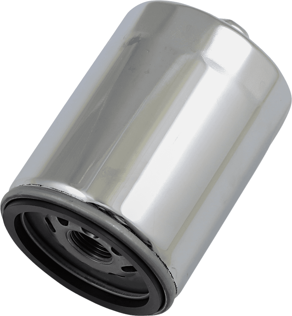 DRAG SPECIALTIES 0712-0642 Oil Filter with Nut - Chrome - M8