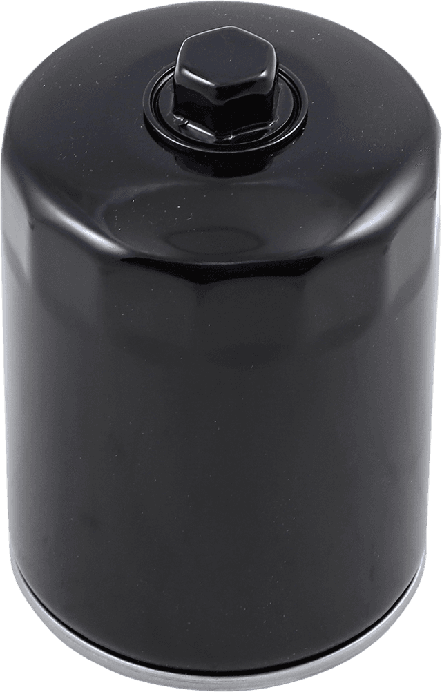 DRAG SPECIALTIES 0712-0643 Oil Filter with Nut - Black - M8 — image 2 of 2