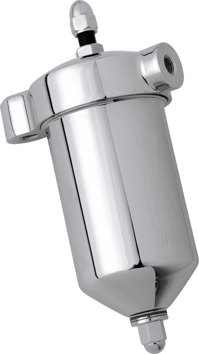 DRAG SPECIALTIES 0712-0658 Oil Filter Assembly - Chrome — image 1 of 3