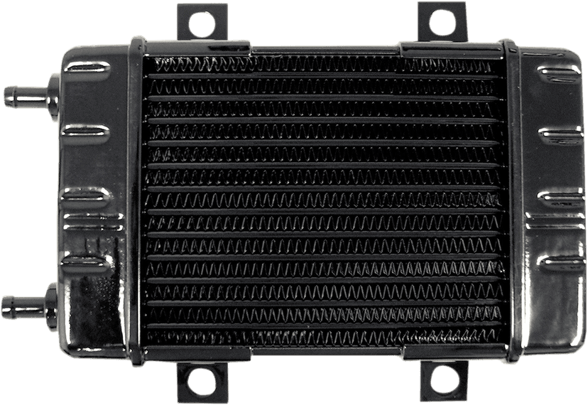 JAGG OIL COOLERS 0713-0206 Universal Oil Cooler - 14-Row - Gloss Black