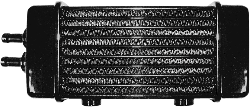 JAGG OIL COOLERS 0713-0210 Universal Oil Cooler - 10-Row - Gloss Black