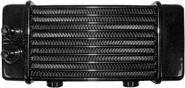 JAGG OIL COOLERS 0713-0211 Universal Oil Cooler - 10-Row - Gloss Black