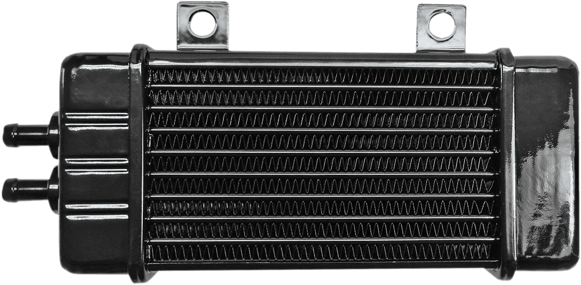 JAGG OIL COOLERS 0713-0213 Universal Oil Cooler - 10-Row - Gloss Black