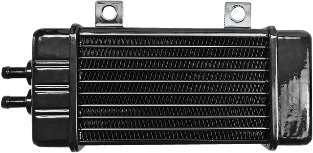 JAGG OIL COOLERS 0713-0213 Universal Oil Cooler - 10-Row - Gloss Black