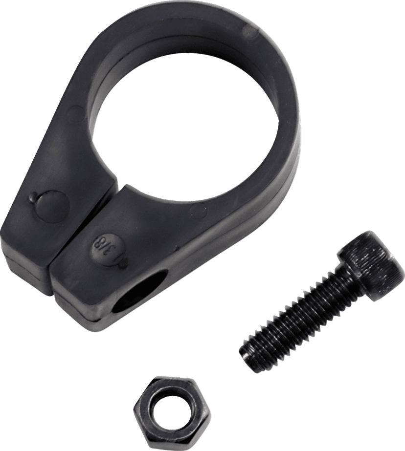 JAGG OIL COOLERS 0713-0239 Frame Clamp - Black - 1-3/8"