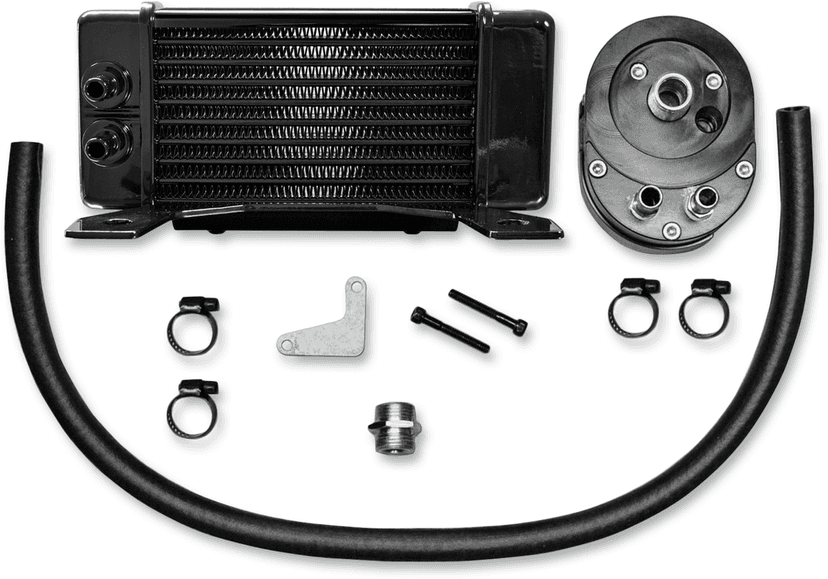 JAGG OIL COOLERS 0713-0276 Oil Cooler Kit - Low Mount - Touring — image 1 of 2