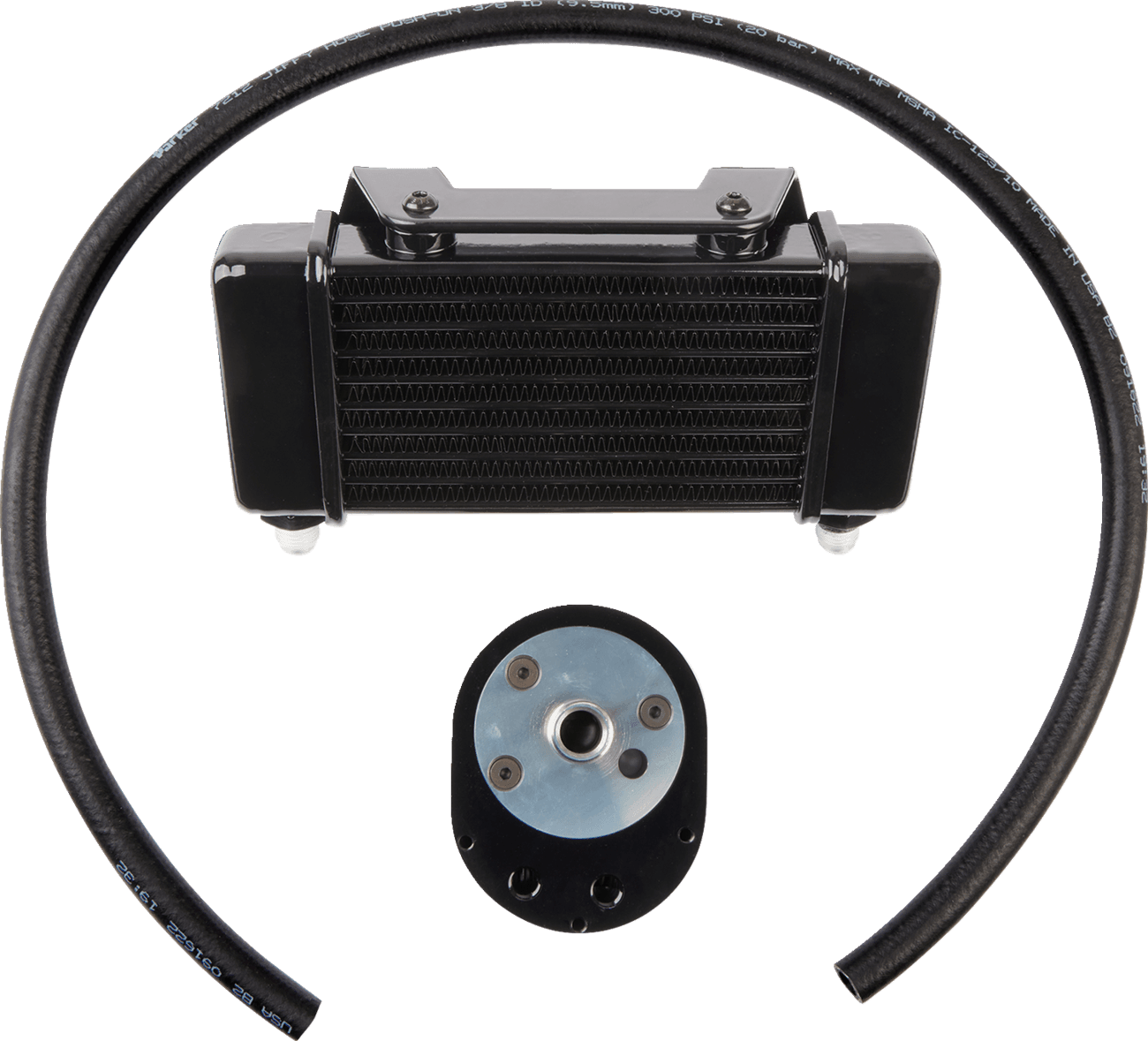 JAGG OIL COOLERS 0713-0278 Oil Cooler Kit - Low Mount - Touring