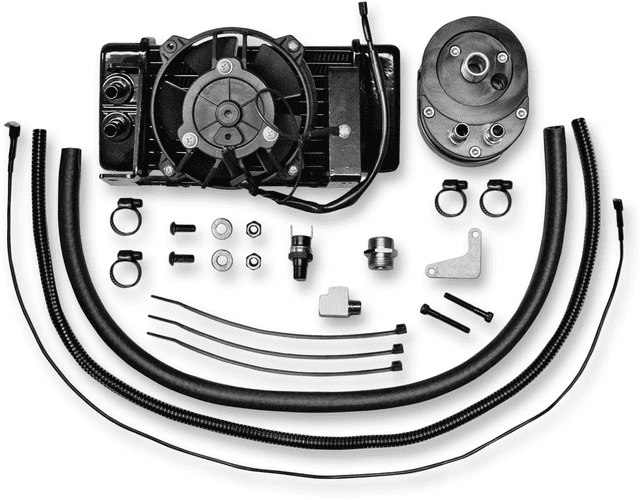 JAGG OIL COOLERS 0713-0279 Fan-Assisted Oil Cooler Kit - Low Mount Touring/Trike — image 1 of 3