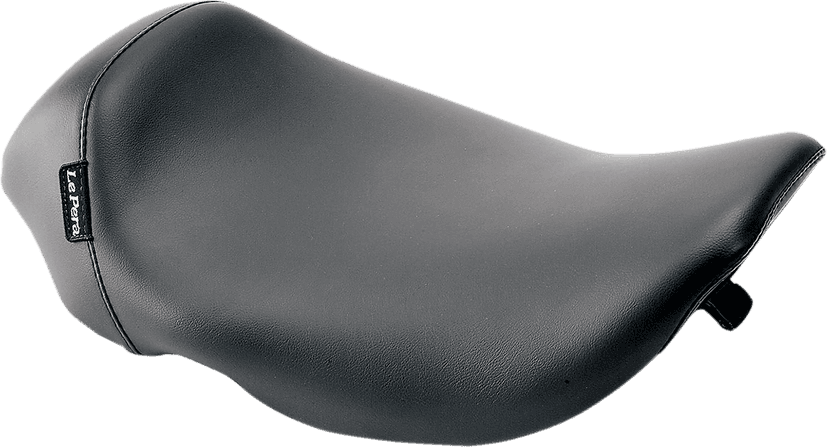 LE PERA 0801-0196 Bare Bones Solo Seat - Smooth - Black - FL '02-'07