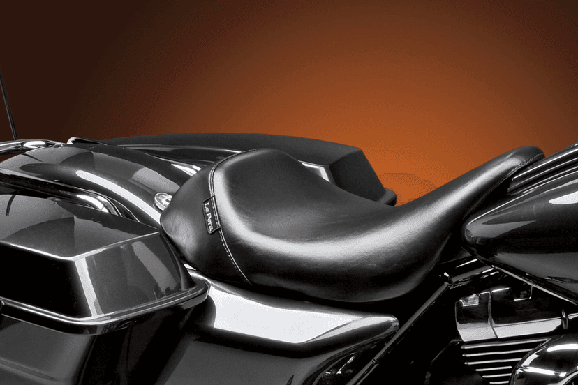 LE PERA 0801-0374 Bare Bones Solo Seat - Smooth - Black - FL '08-'23 — image 5 of 5