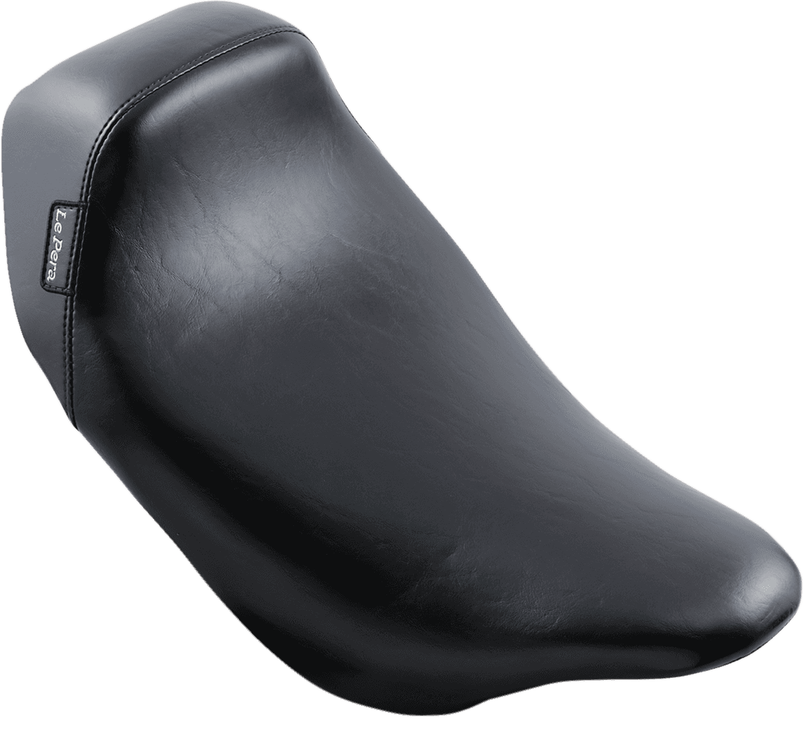 LE PERA 0801-0374 Bare Bones Solo Seat - Smooth - Black - FL '08-'23