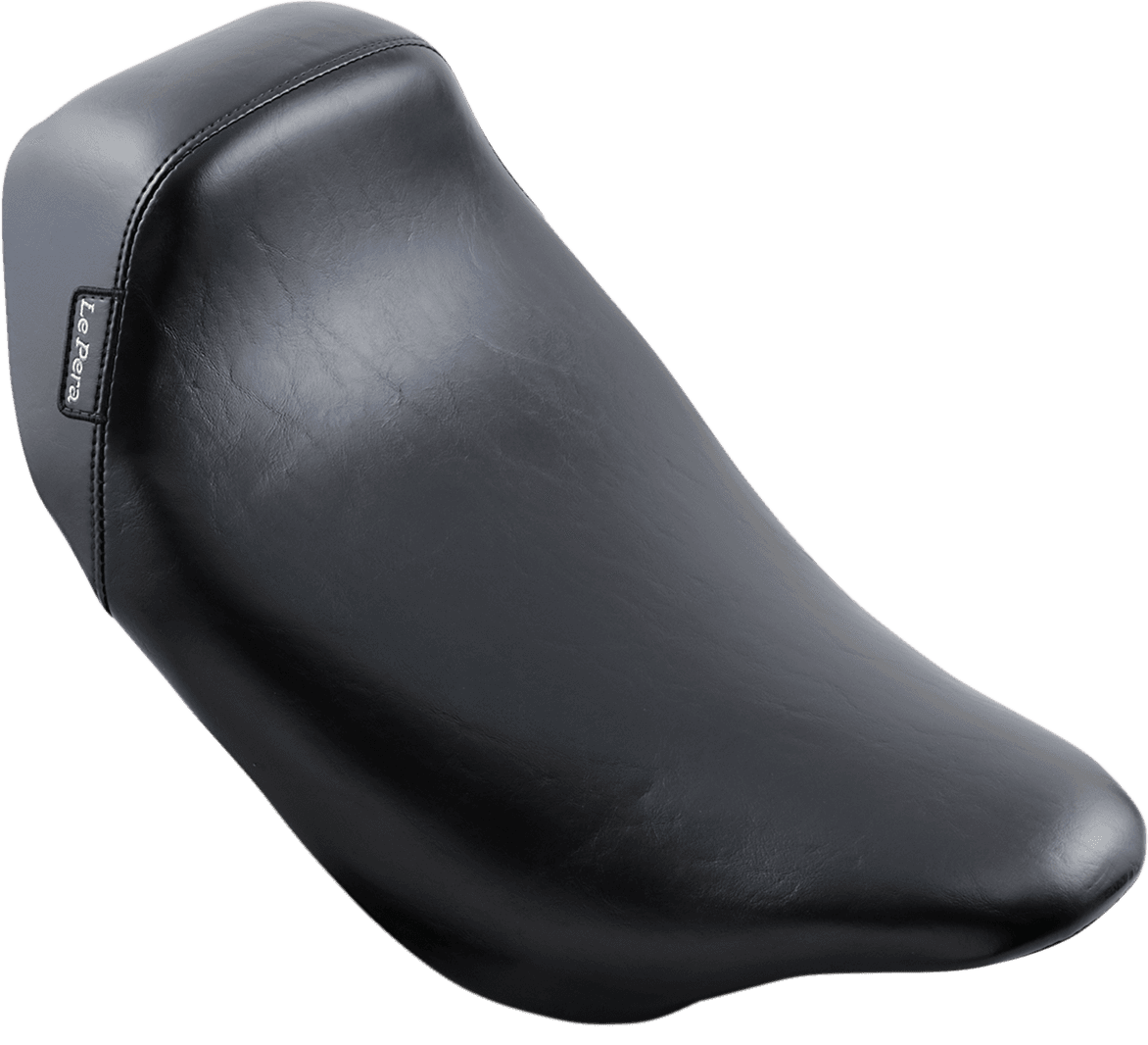 LE PERA 0801-0374 Bare Bones Solo Seat - Smooth - Black - FL '08-'23