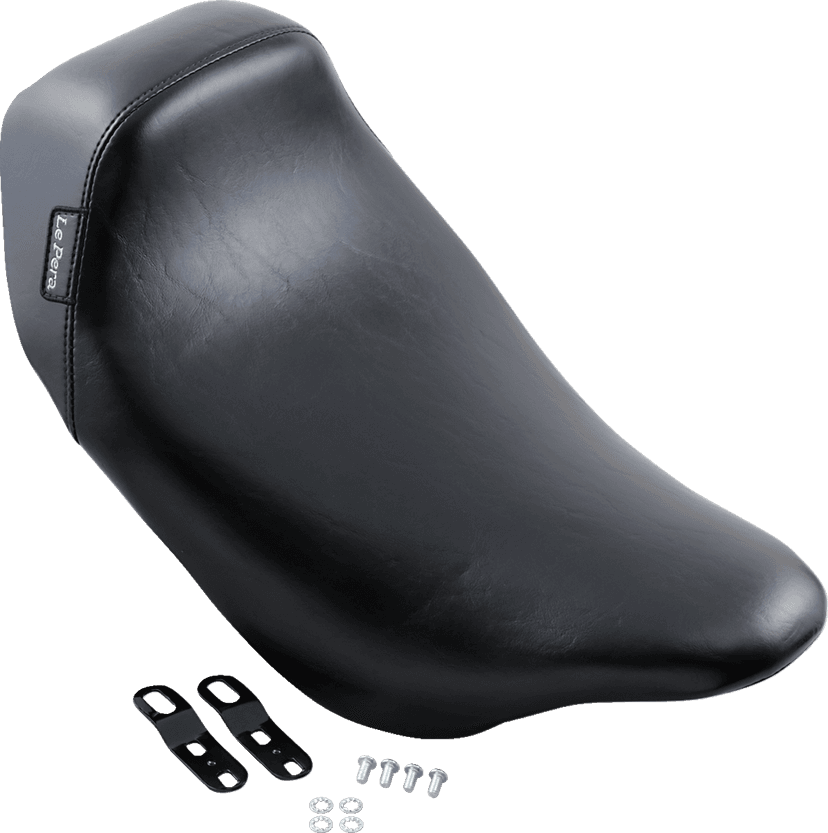 LE PERA 0801-0374 Bare Bones Solo Seat - Smooth - Black - FL '08-'23 — image 2 of 5