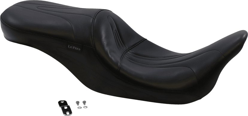 LE PERA 0801-0378 Sorrento 2-Up Seat - Stitched - Black - FL '08-'23 — image 2 of 5