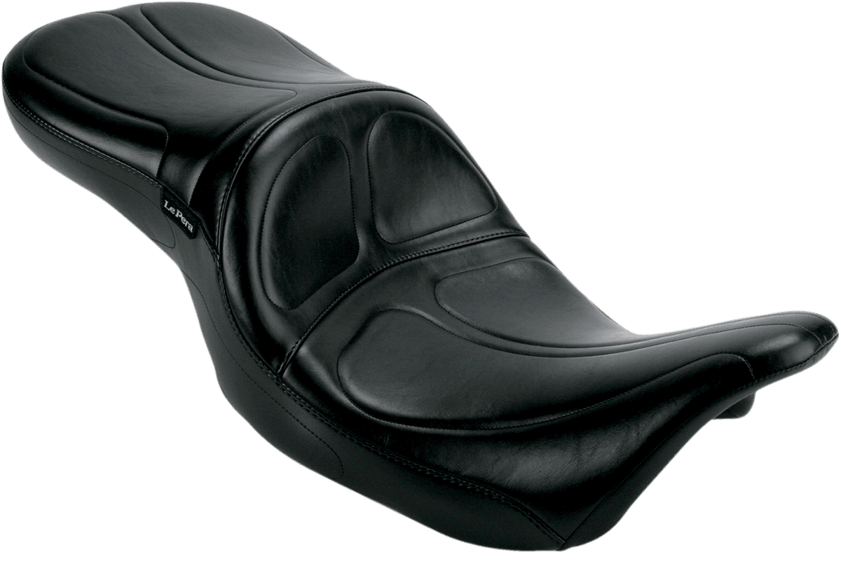 LE PERA 0801-0379 Maverick Seat - without Backrest - Stitched - Black - FL '08-'23