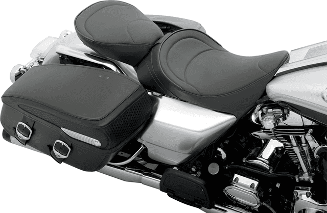 DRAG SPECIALTIES SEATS 0801-0493 Solo Seat - Mild Stitched - Driver Backrest Compatible - FLH '97-'07 — image 6 of 9
