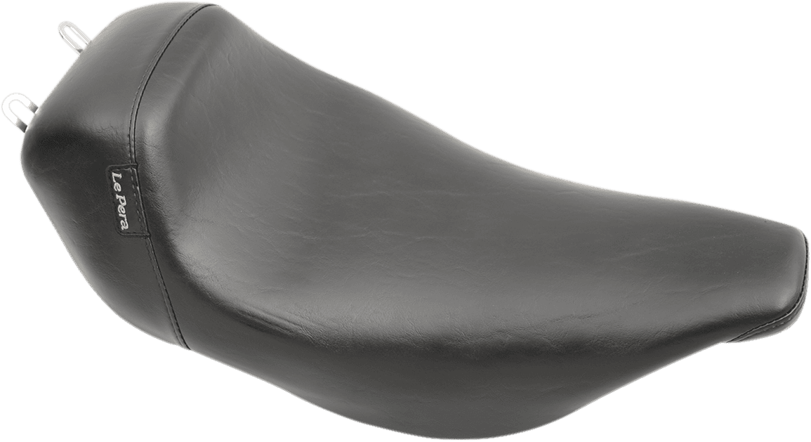 LE PERA 0801-0506 Bare Bones Solo Seat - Smooth - Black - FL '97-'01