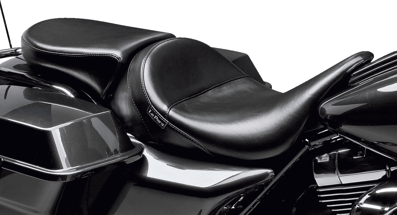 LE PERA 0801-0584 Aviator Solo Seat - Smooth - Black - FL '08-'23
