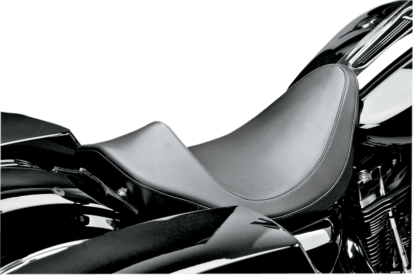 LE PERA 0801-0613 Villain Solo Seat - Smooth - Black - FL '08-'23