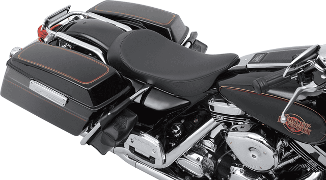 DRAG SPECIALTIES SEATS 0801-0727 Low Solo Seat - Vinyl - Smooth - FLHR '97-'07 — image 3 of 4