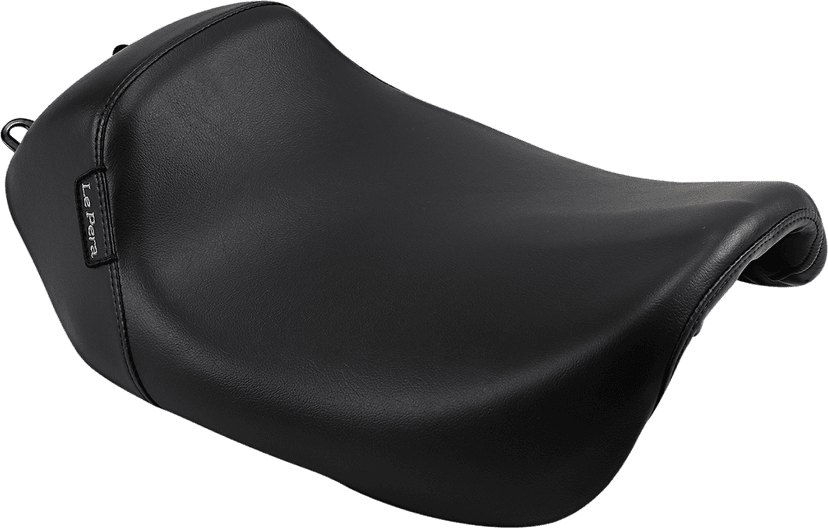 LE PERA 0801-0849 Bare Bones Solo Seat - Smooth - Black - FL '08-'23 — image 1 of 3