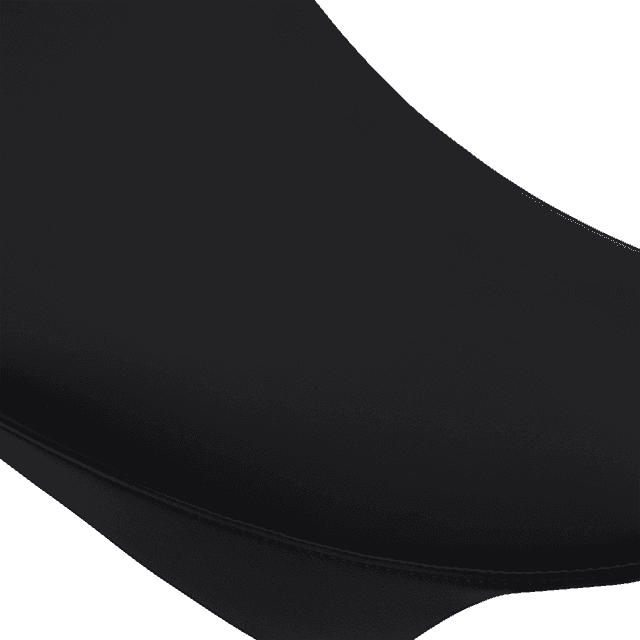 DRAG SPECIALTIES SEATS 0801-0870 Low Solo Seat - Solar Leather - Smooth - FL '08-'23 — image 2 of 3