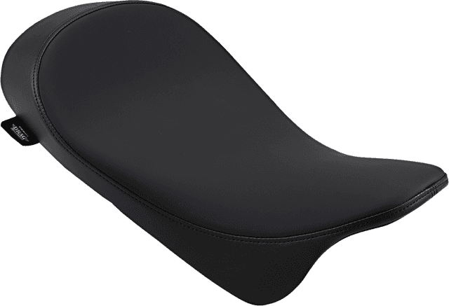 DRAG SPECIALTIES SEATS 0801-0870 Low Solo Seat - Solar Leather - Smooth - FL '08-'23 — image 1 of 3