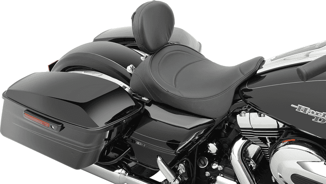 DRAG SPECIALTIES SEATS 0801-0886 Solo Seat - Mild Stitched - Driver Backrest - FL '08-'23 — image 4 of 6