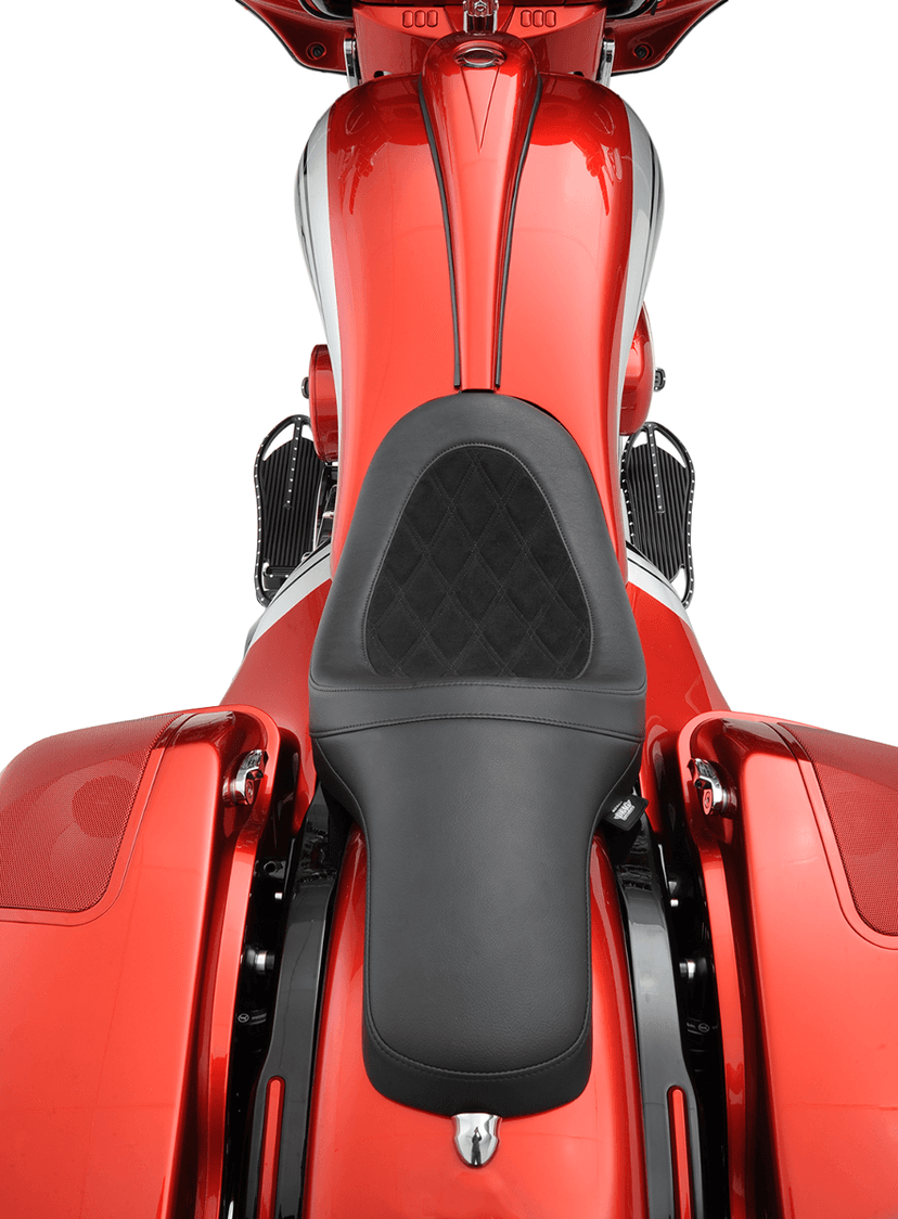 DRAG SPECIALTIES SEATS 0801-0975 Predator Seat - Diamond - Yaffe Razor Gas Tank - FL '10-'23 — image 4 of 4