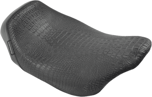 LE PERA 0801-0983 Bare Bones Solo Seat - Croc - Black - FL '08-'23