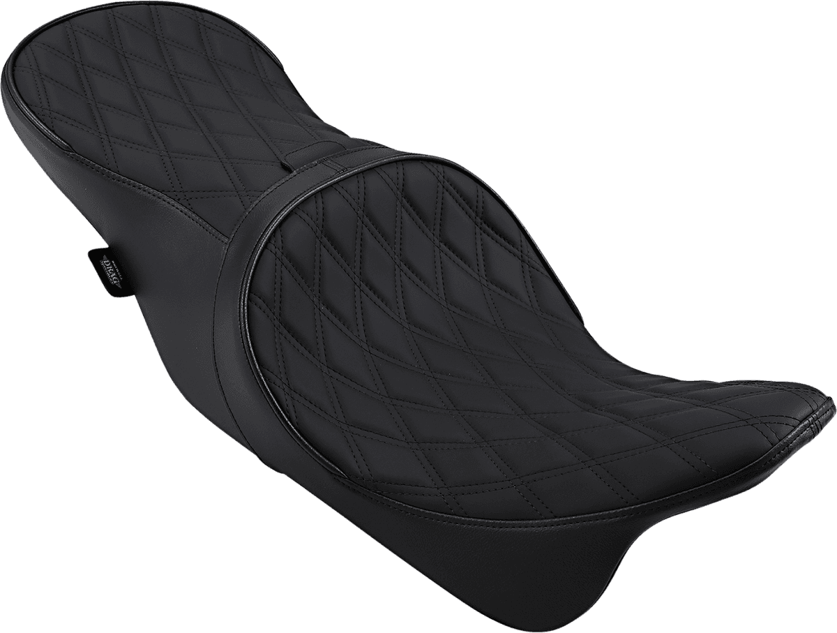 DRAG SPECIALTIES SEATS 0801-1011 Low Forward Touring Seat - Double Diamond - FL '08-'24